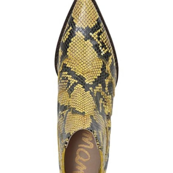 Sam Edelman Winona Snake Print Ankle Bootie - Picture 6 of 8